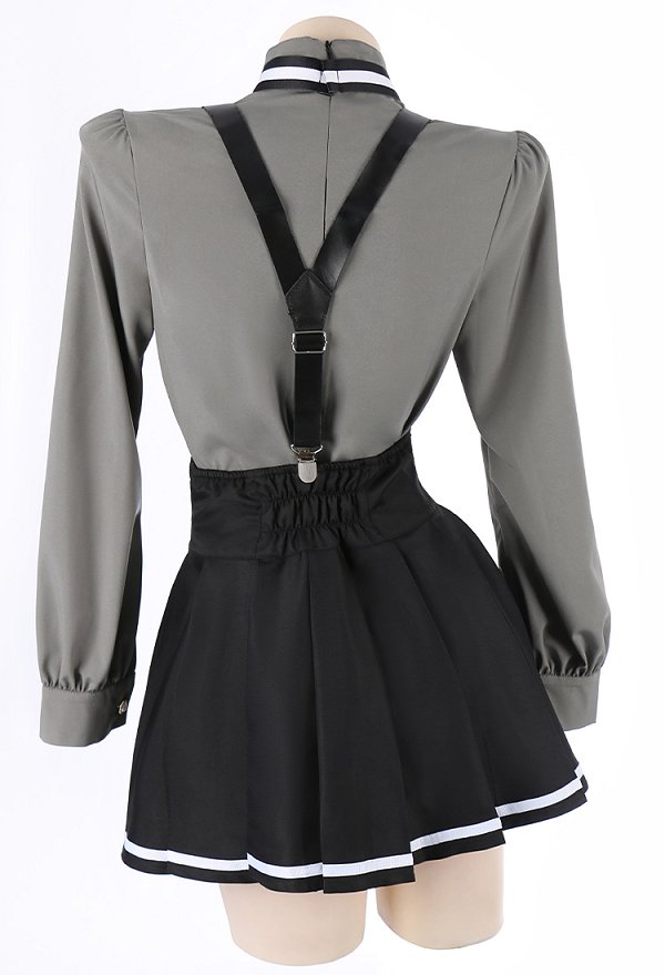 Spy Classroom Flower Garden Lily Cosplay Costume Uniform Shirt and Skirt with Headdress Spy Classroom Flower Garden Lily Cosplay Costume Uniform Shirt and Skirt with Headdress