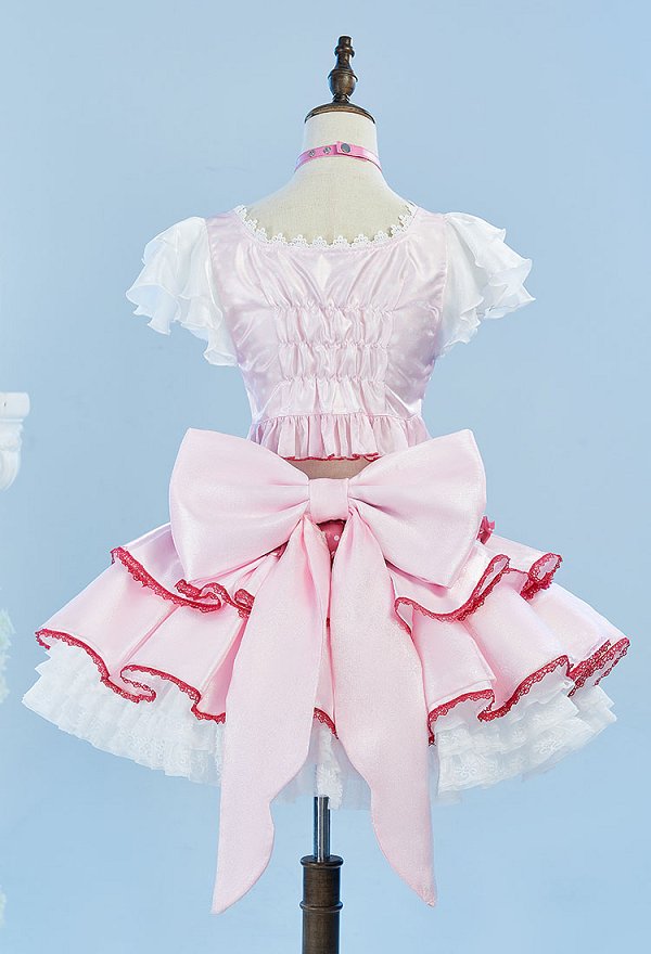 My Guardian Characters Hinamori Amu Cosplay Costume Short Top and Skirt with Gloves and Hat My Guardian Characters Hinamori Amu Cosplay Costume Short Top and Skirt with Gloves and Hat