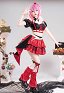 My Guardian Characters Hinamori Amu Cosplay Costume Top and Skirt with Belt and Collar