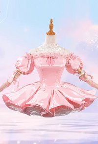 My Guardian Charaktere Hoshina Utau Cosplay Kostüm Angle Kleid mit Ärmeln Kopfbedeckung