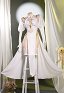 Miccostumes x MobBunny x Chowbie Sister Sexy Lingerie Set Hollowed Halter Dress and Veil with Thigh Socks and Earrings