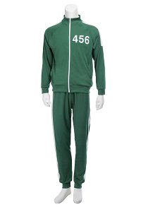 Squid Game Cosplay Costume Coat and Sweatpants Suit Autumn Long Sleeve Sweatshirts Jacket Tracksuits Outfits