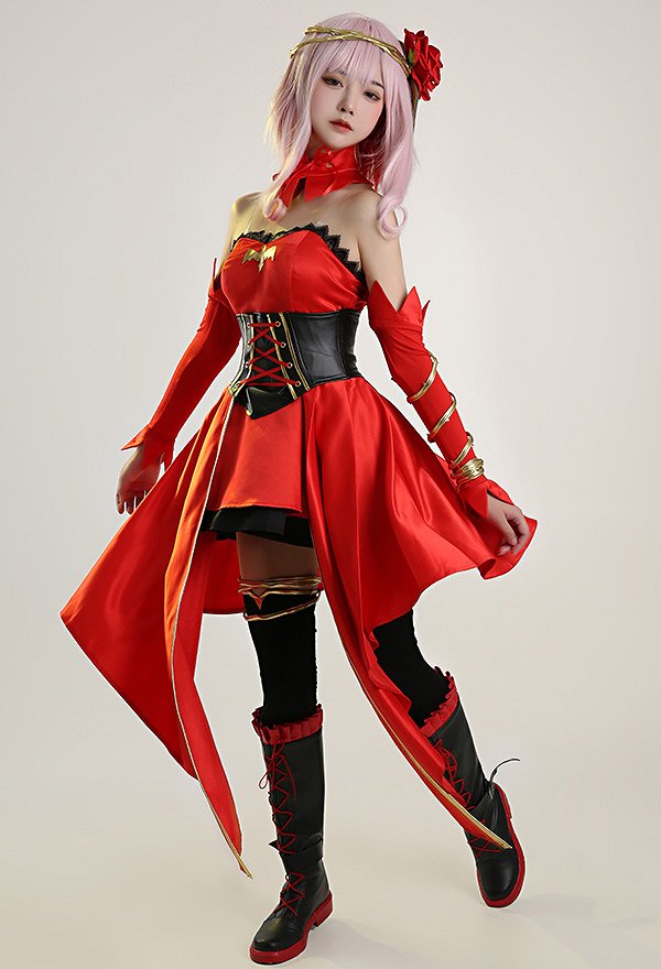 Takt Op Destiny Cosplay Kleid Arm Socken Halsschmuck Cosplay Kostüm