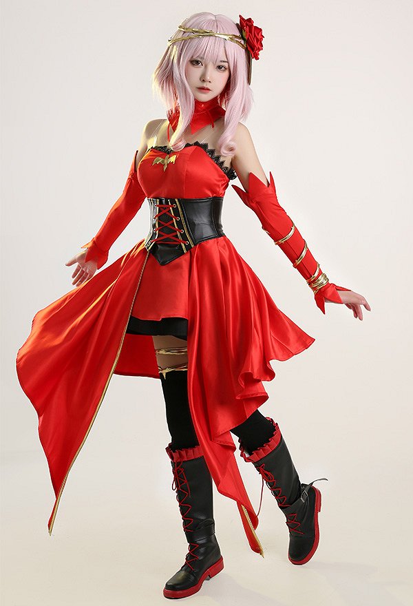 Takt Op Destiny Cosplay Kleid Arm Socken Halsschmuck Cosplay Kostüm