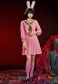 Silent Hill F Shimizu Hinako Pink JK Uniform Set Top and Skirt with Bow Tie and Socks