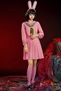 Silent Hill F Shimizu Hinako Pink JK Uniform Set Top and Skirt with Bow Tie and Socks