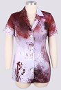 Cakuoyi Silent Hill Nurse Cosplay Costume Red and White Dress with Nurse Hat