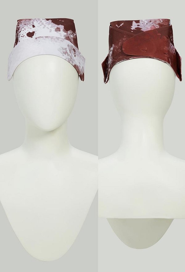 Cakuoyi Silent Hill Nurse Cosplay Costume Red and White Dress with Nurse Hat