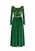 Shrek Fiona Cosplay Costume Dress with Crown Headdress