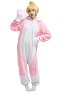 Halloween Women Cartoon Girl Peach Derivative Cat Pink Onesie Pajama Adult Onesie Homewear Kigurumi Hooded Loungewear Costume Outfits