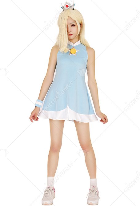 Mario Cosplay Rosalina Cosplay Vestido