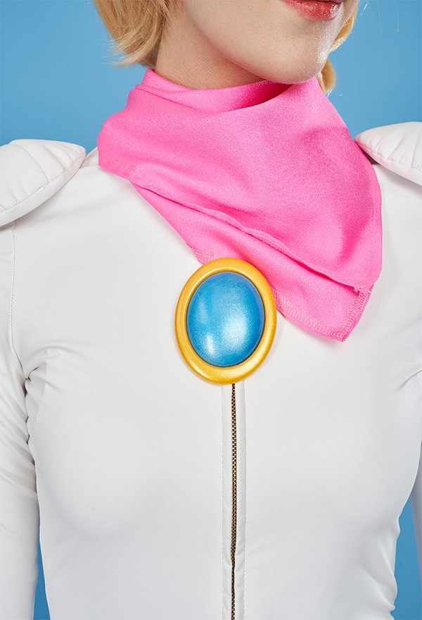 Fille Peach Costume de Cosplay Peach Combinaison Skinny de Course avec Couronne pour Femme Fille Peach Costume de Cosplay Peach Combinaison Skinny de Course avec Couronne pour Femme
