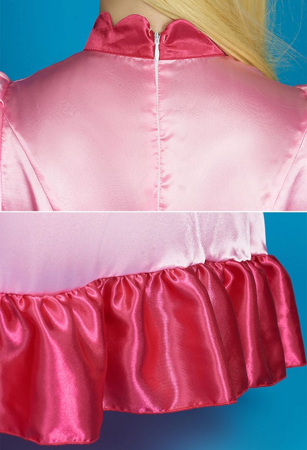 Princess Kleid Cosplay Kawaii Prinzessinenkleid Krone Handschuhe Unterrock Cosplay Kostüm