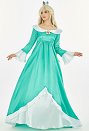 Rosetta Cosplay Costume Princess Dress and Crown with Crinoline