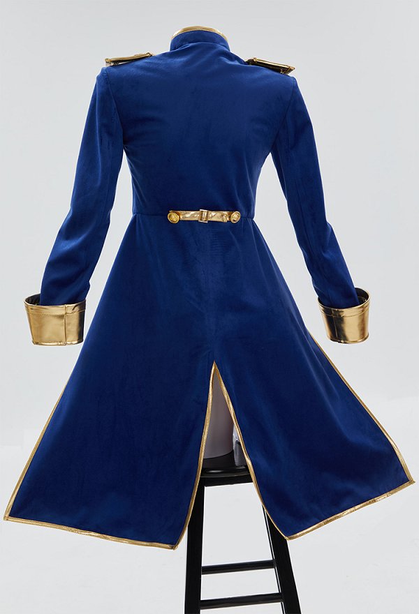 Girl Peach Cosplay Costume Swordfighter Costume de Chevalier Bleu Top et Pantalon avec Chapeau et Boucles d'Oreilles Girl Peach Cosplay Costume Swordfighter Costume de Chevalier Bleu Top et Pantalon avec Chapeau et Boucles d'Oreilles
