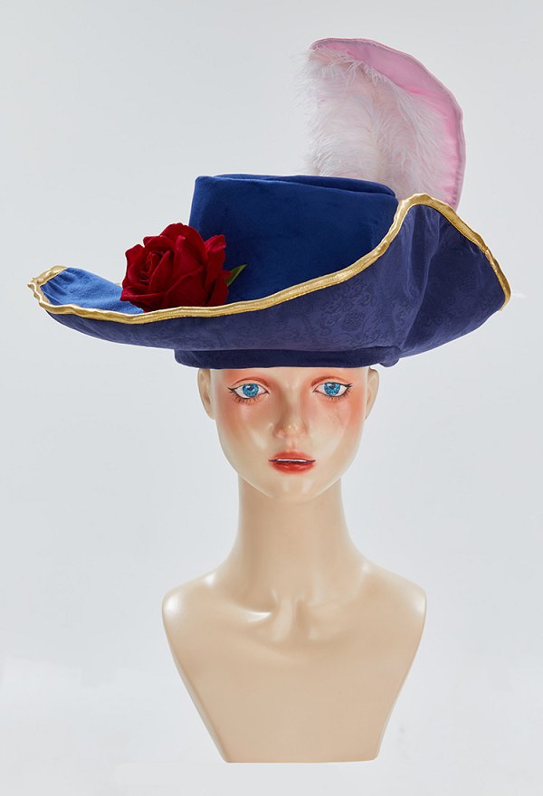 Girl Peach Cosplay Costume Swordfighter Costume de Chevalier Bleu Top et Pantalon avec Chapeau et Boucles d'Oreilles Girl Peach Cosplay Costume Swordfighter Costume de Chevalier Bleu Top et Pantalon avec Chapeau et Boucles d'Oreilles
