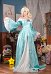 Super Mario Princesa Rosalina Cosplay Vestido mejorado con pendientes y broche de pentagrama