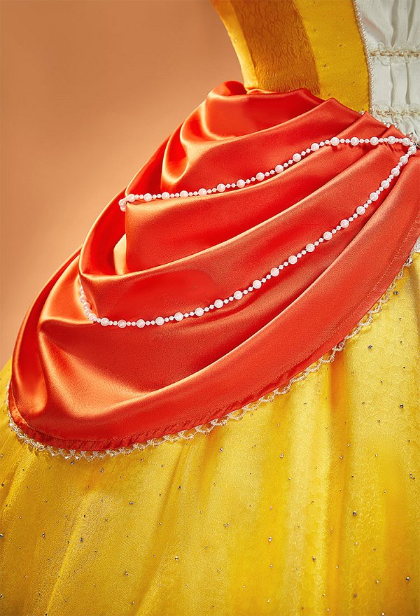 Traje de cosplay de la princesa Daisy edición premium con guantes y mangas Traje de cosplay de la princesa Daisy edición premium con guantes y mangas