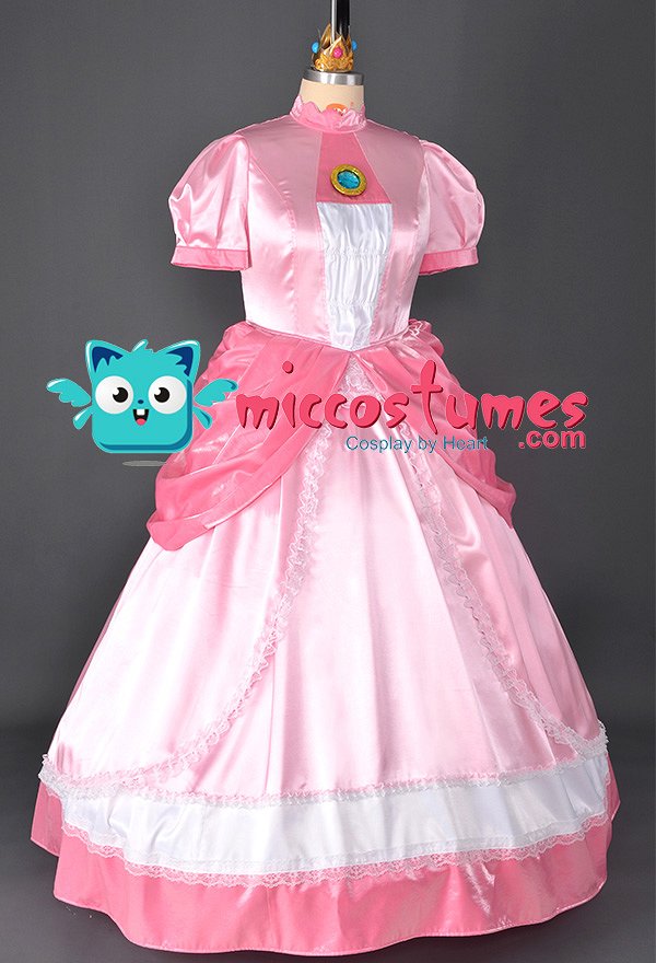 Plus Size Girl Peach Cosplay Costume