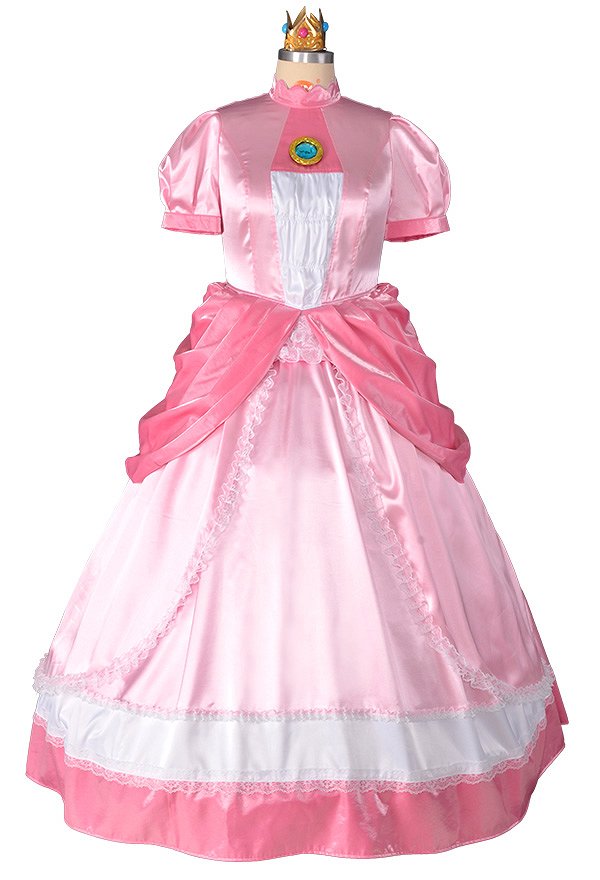Plus Size Girl Peach Cosplay Costume