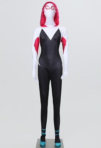 Gwen Superheroína Mono Mujer Araña Disfraz de Cosplay de Zentai