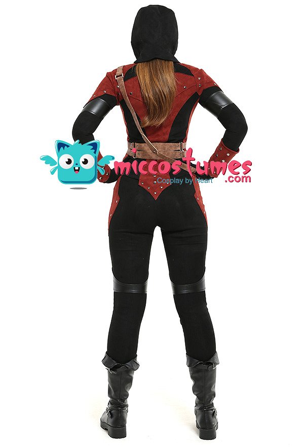 The Elder Scrolls Dark Brotherhood Costume de Cosplay Assassin Féminin avec Capuche The Elder Scrolls Dark Brotherhood Costume de Cosplay Assassin Féminin avec Capuche