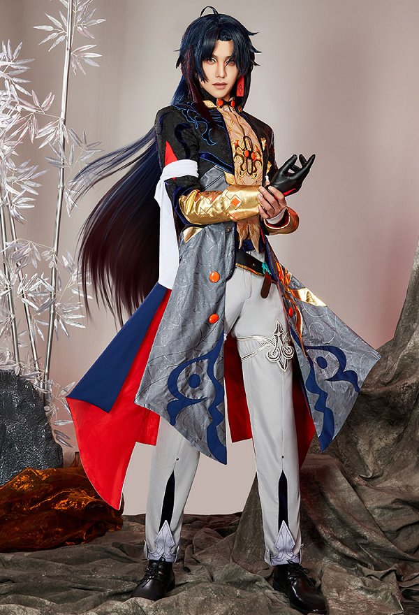 Honkai: Star Rail Blade Cosplay Costume Top Pants Set with Accessories