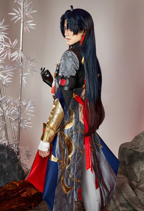 Honkai: Star Rail Blade Cosplay Costume Top Pants Set with Accessories