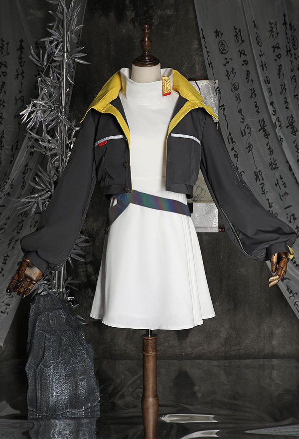 Honkai: Star Rail The Trailblazer Female Cosplay Costume Dress and Jacket with Belt