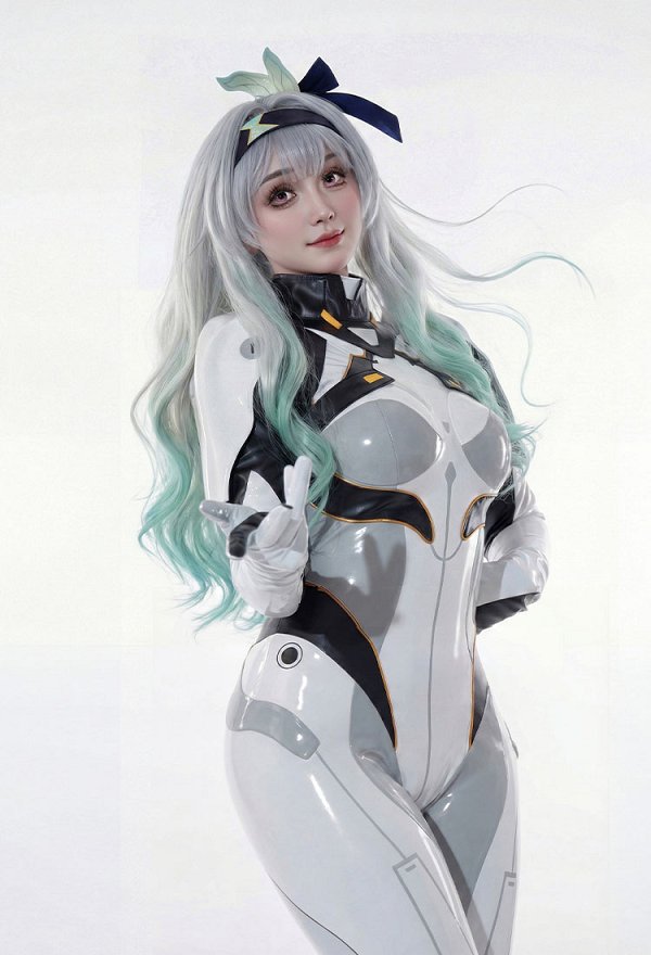 Honkai: Star Rail Firefly Cosplay Costume Jumpsuit with Headband Shoulder Armor
