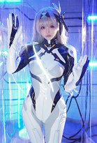 Honkai: Star Rail Firefly Cosplay Costume Jumpsuit with Headband Shoulder Armor Honkai: Star Rail Firefly Cosplay Costume Jumpsuit with Headband Shoulder Armor
