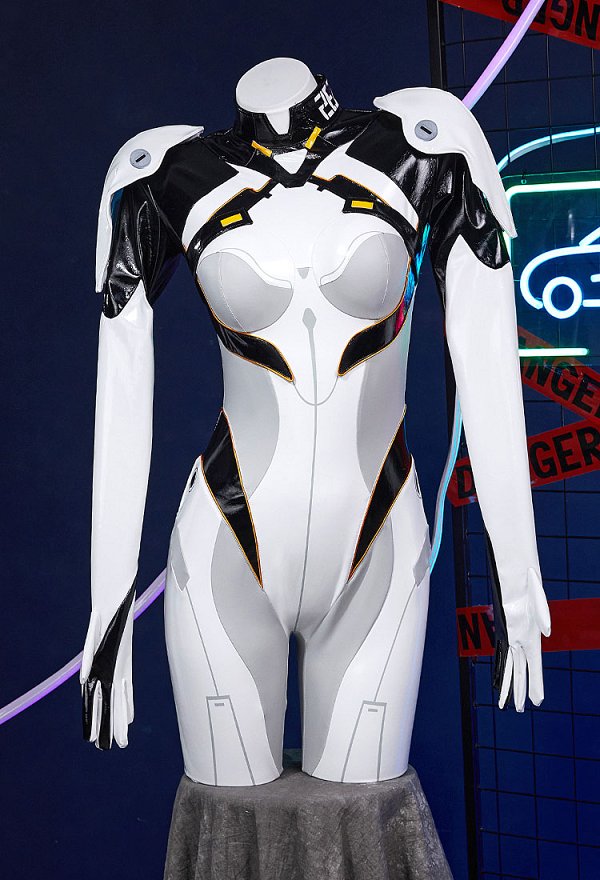 Honkai: Star Rail Firefly Cosplay Costume Jumpsuit with Headband Shoulder Armor