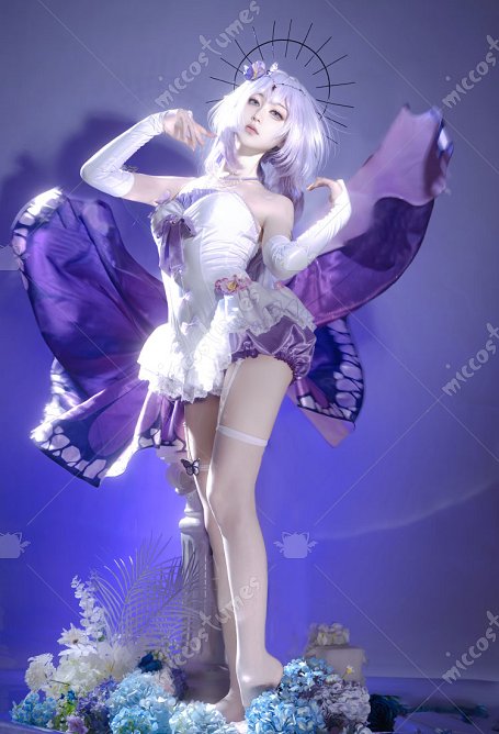 Honkai: Star Rail Castorice Disfraz de Cosplay Body con Cola y Mangas de Mano
