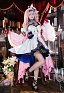 Wuthering Waves Denia Cosplay Costume Dress and Cape with Headdress and Sleeves