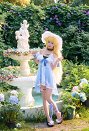 Wuthering Waves Phoebe A Letter from Summer Skin Cosplay Swimsuit Dress with Swim Bottom and Hat