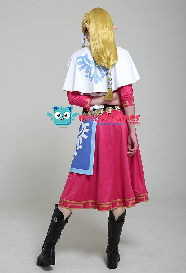 The Legend of Zelda Skyward Sword Princess Zelda Vestido de Cosplay