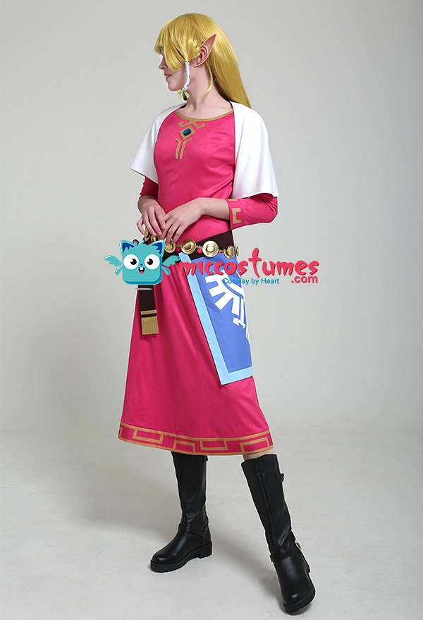 The Legend of Zelda Skyward Sword Princess Zelda Vestido de Cosplay