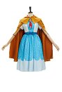 Vestido de disfraz de Cosplay de Stranger Things Holly con Capa y Bufanda