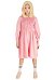Stranger Things Costume de Cosplay de Eleven Robe Rose pour Fille