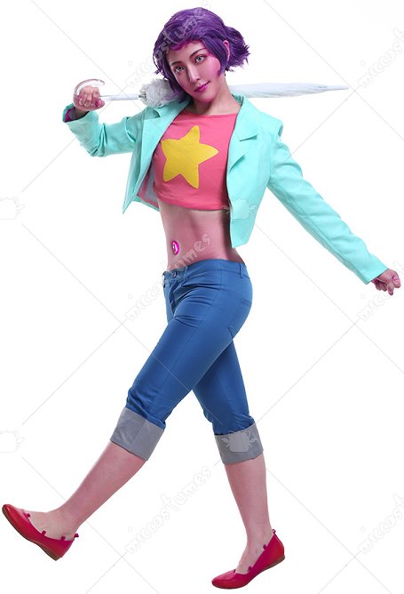 Steven Universe Costume de Cosplay Rainbow Quartz 2.0