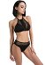 Maillots de bain Miccostumes pour femmes Maillots de bain style gothique Ensemble bikini composé d'un haut et d'un short à nouer