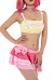 Miccostumes Swimsuit Femme Maillot de Bain Deux pièces à Motif de Fraise