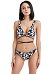 Maillots de bain Miccostumes pour femmes Maillots de bain imprimés vache laitière Maillots de bain sexy Ensemble bikini avec haut à lacets croisés et short
