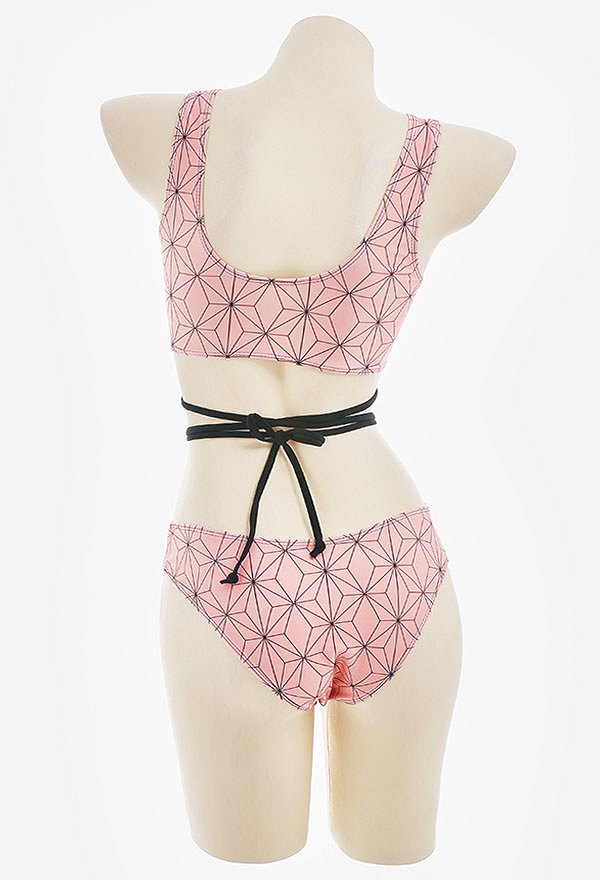 Miccostumes Swimsuits Schnürung Bikini Crisscross Niedriger Kragen Badeanzug Binde Swimsuit Miccostumes Swimsuits Schnürung Bikini Crisscross Niedriger Kragen Badeanzug Binde Swimsuit