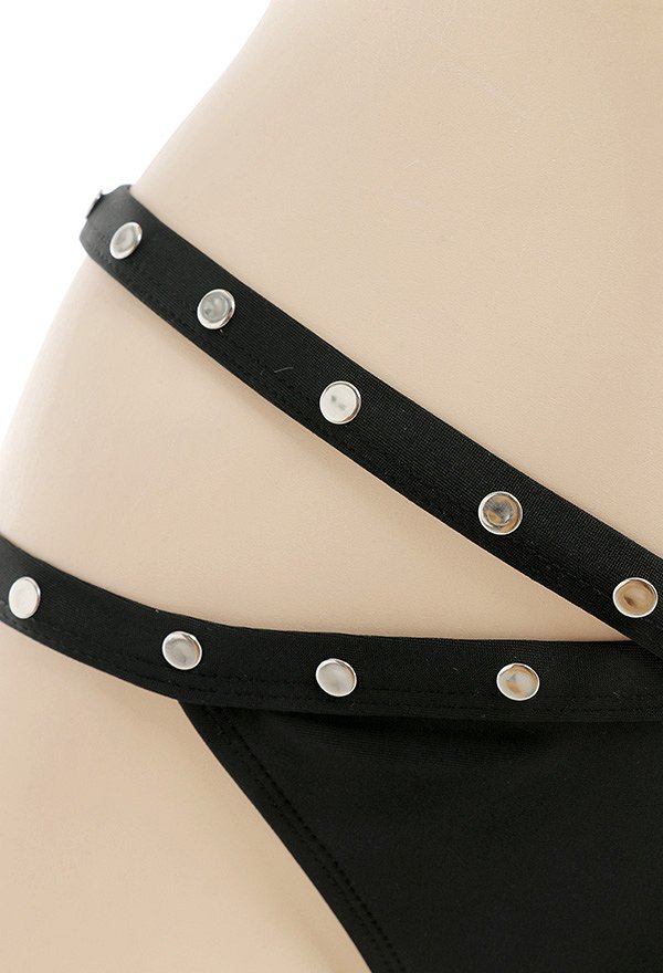 Miccostumes Trajes de baño para mujer Trajes de baño de estilo gótico Con estampado de telaraña Conjunto de bikini con top y pantalones cortos Miccostumes Trajes de baño para mujer Trajes de baño de estilo gótico Con estampado de telaraña Conjunto de bikini con top y pantalones cortos
