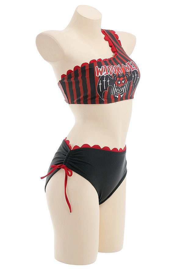 Maillots de bain Miccostumes pour femmes Maillot de bain à rayures Maillots de bain sexy Ensembles bikini