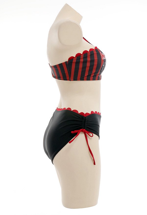 Maillots de bain Miccostumes pour femmes Maillot de bain à rayures Maillots de bain sexy Ensembles bikini