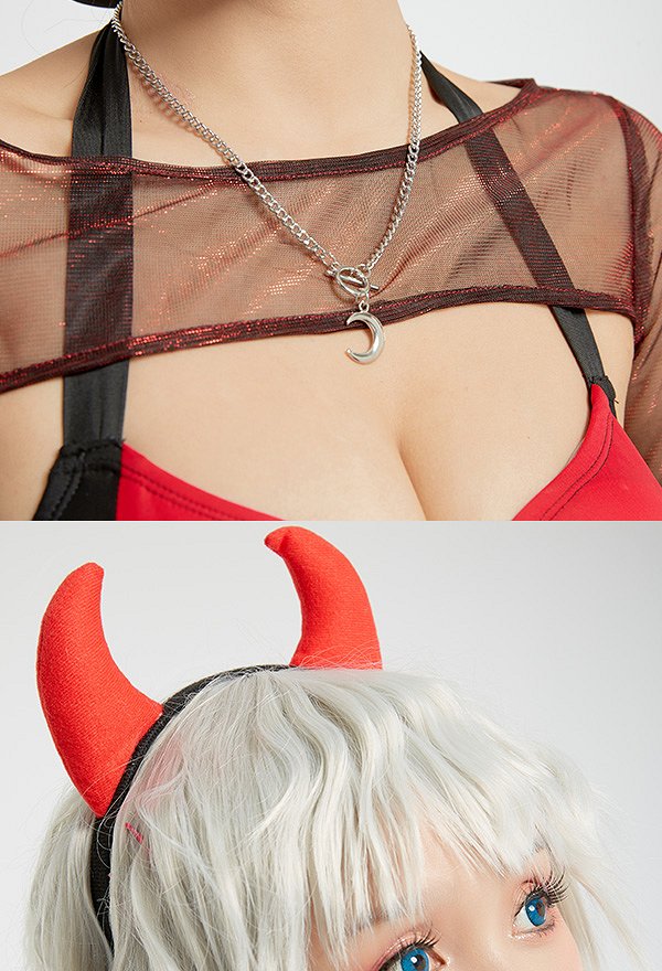 Miccostumes Swimsuits Femme Maillot de Bain Une Pièce Justaucorps de Style Vampire avec Dos Nu avec Veste