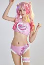 Maillots de bain Miccostumes pour femmes Maillot de bain kawaii Motif requin rose Maillot de bain deux pièces