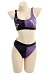 Two Piece Sporty Swimsuit with Butterfly in Spiderweb Prints Contrast Color Bathing Suit for Beach Pool